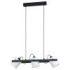 Eglo HORNWOOD Pendant Light black, 3-light sources
