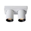 Lucide NIGEL ceiling spotlight LED white, 2-light sources