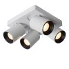 Lucide NIGEL ceiling spotlight LED white, 4-light sources