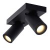 Lucide TAYLOR ceiling spotlight LED black, 2-light sources