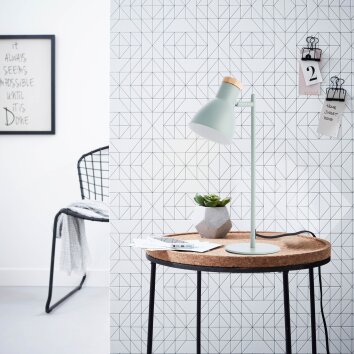 Brilliant VENEA Table lamp green, 1-light source