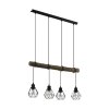 Eglo HORNINGTOPS Pendant Light cream, black, 4-light sources