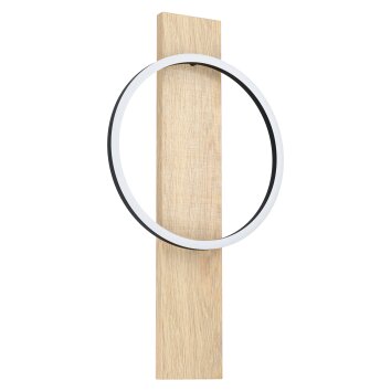 Eglo BOYAL Wall Light LED brown, black, 1-light source