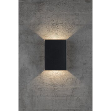 Nordlux FOLD Outdoor Wall Light LED black, 2-light sources