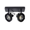Lucide TALA ceiling spotlight LED black, 2-light sources