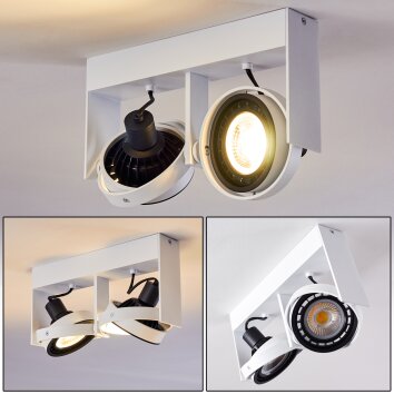 Grytgol Ceiling Light white, 2-light sources