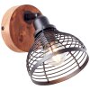 Brilliant AVIA Spotlight Dark wood, black, 1-light source