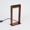 DENHIGH Table lamp LED copper, black, 1-light source