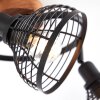 Brilliant AVIA Spotlight Dark wood, black, 3-light sources