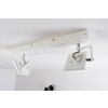 Guyana ceiling spotlight LED chrome, white, 2-light sources