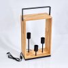 KABIMOI Table lamp Light wood, 3-light sources