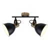 Globo WIHO Spotlight black, 2-light sources