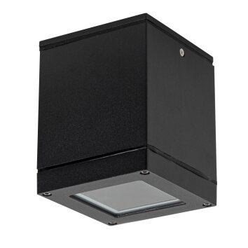 KS Verlichting SIGMA outdoor ceiling light black, white, 1-light source