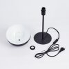 TOM KINGS Table lamp black, white, 1-light source