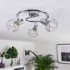 Globo ceiling spotlight chrome, 3-light sources