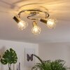 Globo ceiling spotlight chrome, 3-light sources