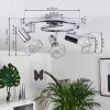 Globo ceiling spotlight chrome, 3-light sources