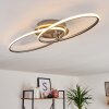 HARPETH Ceiling Light LED matt nickel, 1-light source