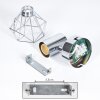 Globo Wand- und ceiling spotlight chrome, 1-light source