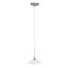 Steinhauer TALLERKEN Pendant Light LED stainless steel, white, 1-light source
