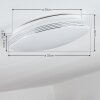 NIEBLA Ceiling Light LED white, 1-light source