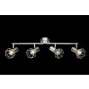 Globo XARA I ceiling light chrome, 4-light sources