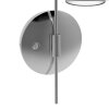 Steinhauer TALLERKEN Wall Light LED stainless steel, white, 1-light source