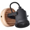Brilliant INGE Spotlight Dark wood, 1-light source