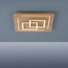 Paul Neuhaus Q-LINEA Ceiling Light LED Light wood, 4-light sources, Remote control