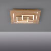 Paul Neuhaus Q-LINEA Ceiling Light LED Light wood, 4-light sources, Remote control