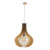 Steinhauer SMUKT Pendant Light beech, black, 1-light source