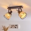RECINTO Ceiling Light black, 2-light sources