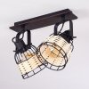 RECINTO Ceiling Light black, 2-light sources