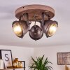 GLOSTRUP Ceiling Light brown, stainless steel, 3-light sources