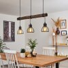 COOL SPRING Pendant Light black, 3-light sources