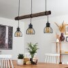 COOL SPRING Pendant Light black, 3-light sources