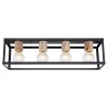 Globo HAGAR Ceiling Light black, 4-light sources
