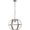 Brilliant BASIA Pendant Light brown, bronze, bronzed, 1-light source