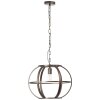 Brilliant BASIA Pendant Light brown, bronze, bronzed, 1-light source
