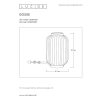 Lucide GOSSE Table lamp gold, white, 1-light source