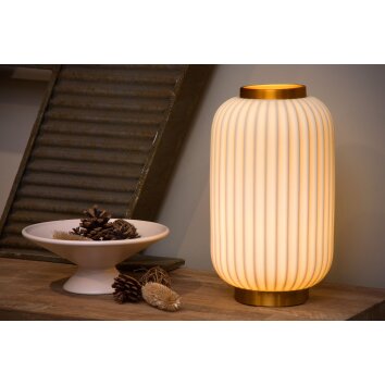 Lucide GOSSE Table lamp gold, white, 1-light source
