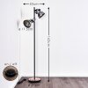 Hora Floor Lamp black, 2-light sources