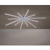 Paul Neuhaus Q-SUNSHINE Ceiling Light LED aluminium, 12-light sources, Remote control