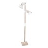 Steinhauer GEARWOOD Floor Lamp Dark wood, white, 1-light source