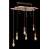 Globo MUCHA Pendant Light Light wood, 6-light sources