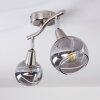WARGA Ceiling Light matt nickel, 2-light sources