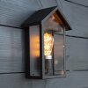 KS Verlichting CASA Outdoor Wall Light black, 1-light source