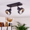 CHAGRES Ceiling Light black, silver, 2-light sources