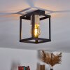 TURIZA Ceiling Light Dark wood, black, 1-light source