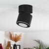 APPLETON Ceiling Light LED black, 1-light source